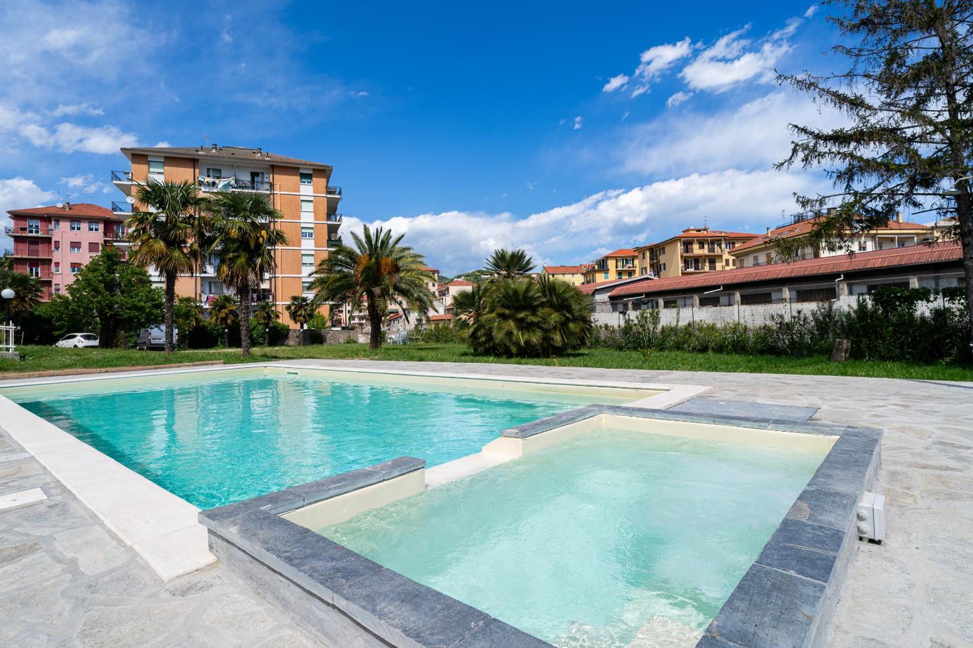 Il Gattino Di Porto - Apt 5 - Bilocale Terrazzo Piscina Imperia Exterior foto
